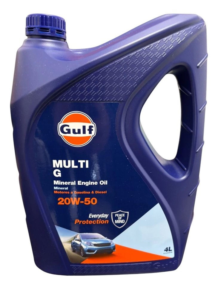 Aceite Gulf 20w-50 4 lts